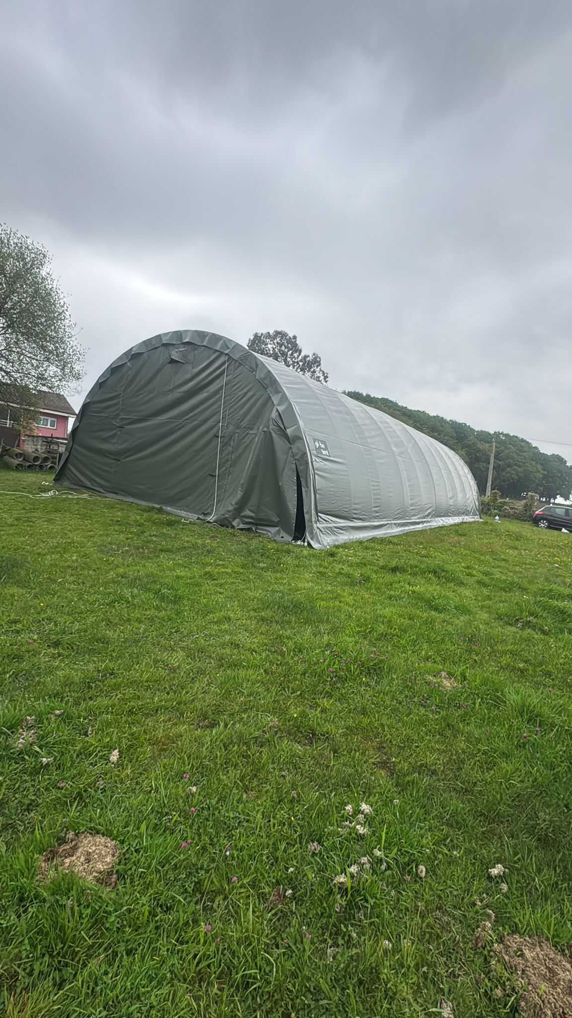 Arched Storage Tent 12.20 × 24 × 6.10 m